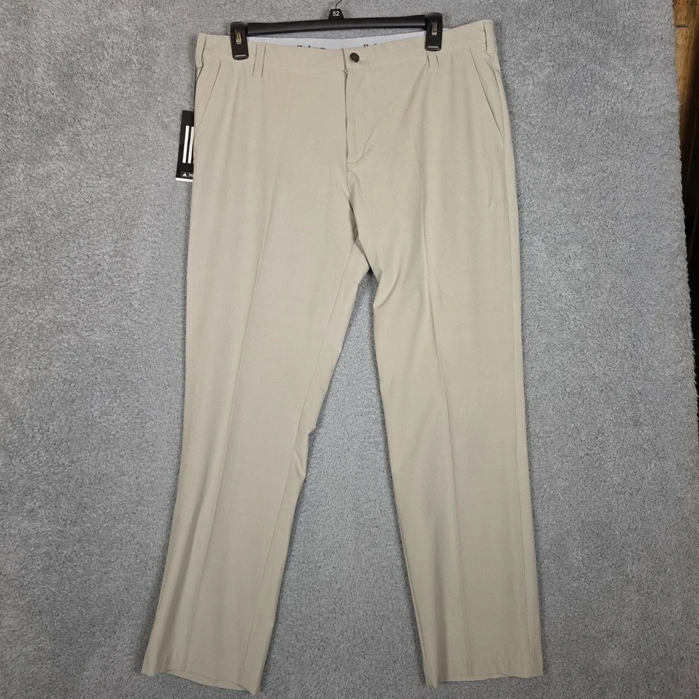 Adidas Ultimate Tapered Pant Mens 38x32‎ Sesame Performance Golf Outdoor NEW